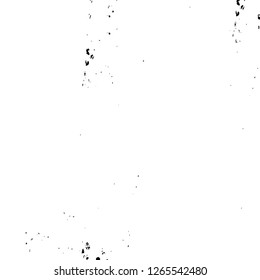 Vector grunge overlay texture. Black and white background. Abstract monochrome image includes a faded effect in dark tones