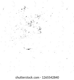 Vector grunge overlay texture. Black and white background. Abstract monochrome image includes a faded effect in dark tones