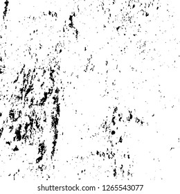 Vector grunge overlay texture. Black and white background. Abstract monochrome image includes a faded effect in dark tones