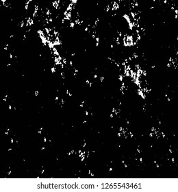 Vector grunge overlay texture. Black and white background. Abstract monochrome image includes a faded effect in dark tones