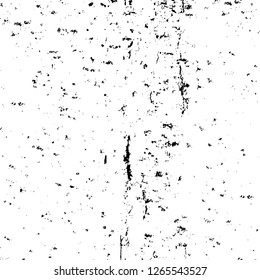 Vector grunge overlay texture. Black and white background. Abstract monochrome image includes a faded effect in dark tones