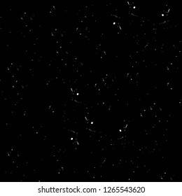 Vector grunge overlay texture. Black and white background. Abstract monochrome image includes a faded effect in dark tones