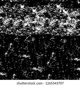 Vector grunge overlay texture. Black and white background. Abstract monochrome image includes a faded effect in dark tones