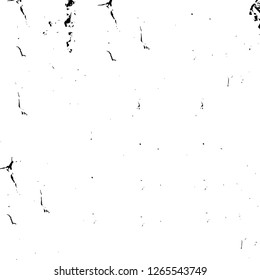Vector grunge overlay texture. Black and white background. Abstract monochrome image includes a faded effect in dark tones