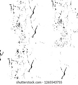 Vector grunge overlay texture. Black and white background. Abstract monochrome image includes a faded effect in dark tones