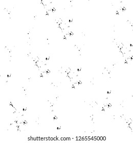 Vector grunge overlay texture. Black and white background. Abstract monochrome image includes a faded effect in dark tones