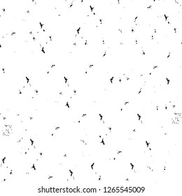 Vector grunge overlay texture. Black and white background. Abstract monochrome image includes a faded effect in dark tones
