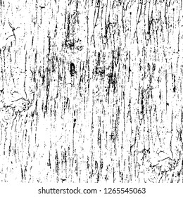 Vector grunge overlay texture. Black and white background. Abstract monochrome image includes a faded effect in dark tones