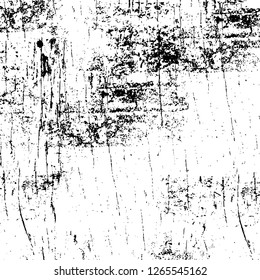 Vector grunge overlay texture. Black and white background. Abstract monochrome image includes a faded effect in dark tones