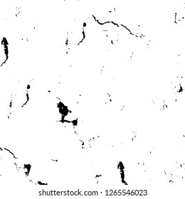 Vector grunge overlay texture. Black and white background. Abstract monochrome image includes a faded effect in dark tones