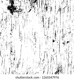 Vector grunge overlay texture. Black and white background. Abstract monochrome image includes a faded effect in dark tones