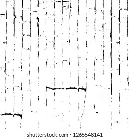 Vector grunge overlay texture. Black and white background. Abstract monochrome image includes a faded effect in dark tones