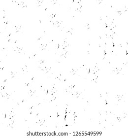 Vector grunge overlay texture. Black and white background. Abstract monochrome image includes a faded effect in dark tones