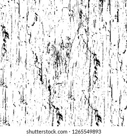 Vector grunge overlay texture. Black and white background. Abstract monochrome image includes a faded effect in dark tones
