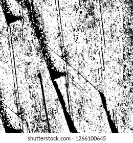 Vector grunge overlay texture. Black and white background. Abstract monochrome image includes a faded effect in dark tones