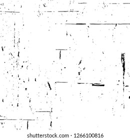 Vector grunge overlay texture. Black and white background. Abstract monochrome image includes a faded effect in dark tones