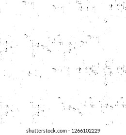 Vector grunge overlay texture. Black and white background. Abstract monochrome image includes a faded effect in dark tones