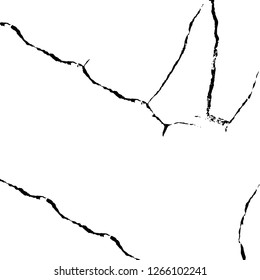 Vector grunge overlay texture. Black and white background. Abstract monochrome image includes a faded effect in dark tones