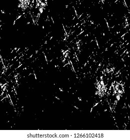Vector grunge overlay texture. Black and white background. Abstract monochrome image includes a faded effect in dark tones