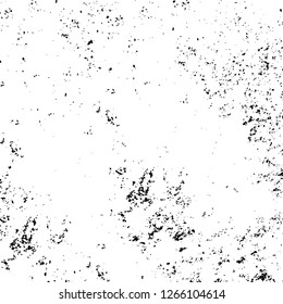 Vector grunge overlay texture. Black and white background. Abstract monochrome image includes a faded effect in dark tones