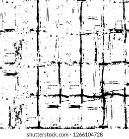 Vector grunge overlay texture. Black and white background. Abstract monochrome image includes a faded effect in dark tones