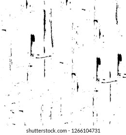 Vector grunge overlay texture. Black and white background. Abstract monochrome image includes a faded effect in dark tones