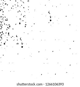 Vector grunge overlay texture. Black and white background. Abstract monochrome image includes a faded effect in dark tones