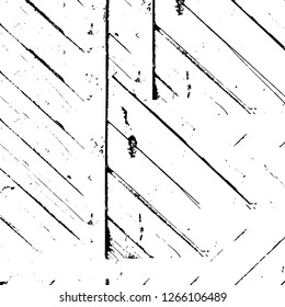 Vector grunge overlay texture. Black and white background. Abstract monochrome image includes a faded effect in dark tones