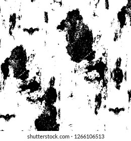 Vector grunge overlay texture. Black and white background. Abstract monochrome image includes a faded effect in dark tones