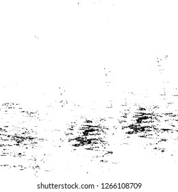 Vector grunge overlay texture. Black and white background. Abstract monochrome image includes a faded effect in dark tones