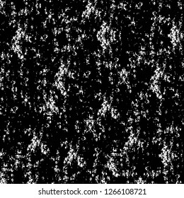Vector grunge overlay texture. Black and white background. Abstract monochrome image includes a faded effect in dark tones