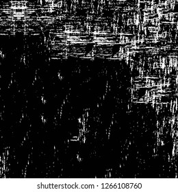 Vector grunge overlay texture. Black and white background. Abstract monochrome image includes a faded effect in dark tones