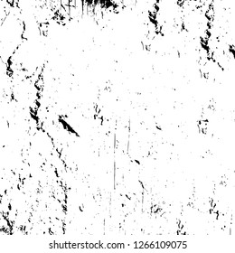 Vector grunge overlay texture. Black and white background. Abstract monochrome image includes a faded effect in dark tones