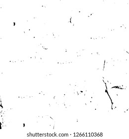 Vector grunge overlay texture. Black and white background. Abstract monochrome image includes a faded effect in dark tones