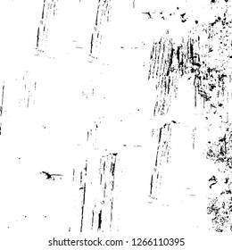 Vector grunge overlay texture. Black and white background. Abstract monochrome image includes a faded effect in dark tones