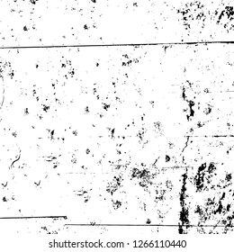Vector grunge overlay texture. Black and white background. Abstract monochrome image includes a faded effect in dark tones