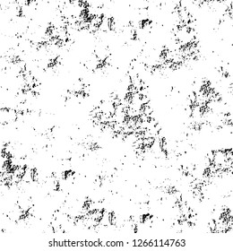 Vector grunge overlay texture. Black and white background. Abstract monochrome image includes a faded effect in dark tones