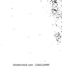 Vector grunge overlay texture. Black and white background. Abstract monochrome image includes a faded effect in dark tones