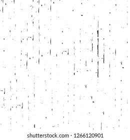 Vector grunge overlay texture. Black and white background. Abstract monochrome image includes a faded effect in dark tones