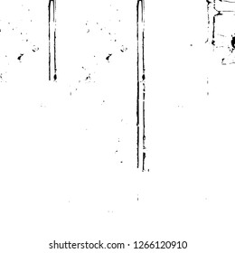 Vector grunge overlay texture. Black and white background. Abstract monochrome image includes a faded effect in dark tones