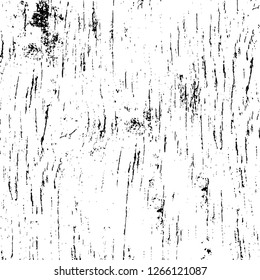 Vector grunge overlay texture. Black and white background. Abstract monochrome image includes a faded effect in dark tones
