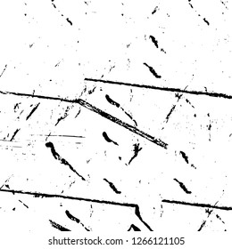 Vector grunge overlay texture. Black and white background. Abstract monochrome image includes a faded effect in dark tones