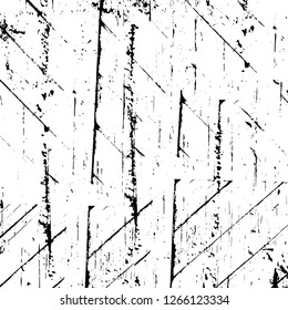 Vector grunge overlay texture. Black and white background. Abstract monochrome image includes a faded effect in dark tones