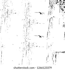 Vector grunge overlay texture. Black and white background. Abstract monochrome image includes a faded effect in dark tones