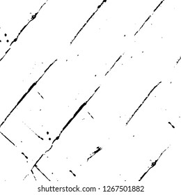 Vector grunge overlay texture. Black and white background. Abstract monochrome image includes a faded effect in dark tones