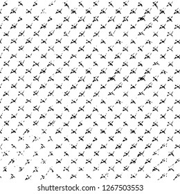 Vector grunge overlay texture. Black and white background. Abstract monochrome image includes a faded effect in dark tones