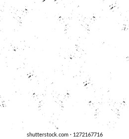 Vector grunge overlay texture. Black and white background. Abstract monochrome image includes a faded effect in dark tones