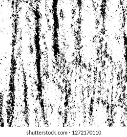 Vector grunge overlay texture. Black and white background. Abstract monochrome image includes a faded effect in dark tones
