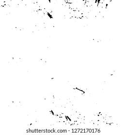 Vector grunge overlay texture. Black and white background. Abstract monochrome image includes a faded effect in dark tones