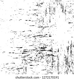 Vector grunge overlay texture. Black and white background. Abstract monochrome image includes a faded effect in dark tones